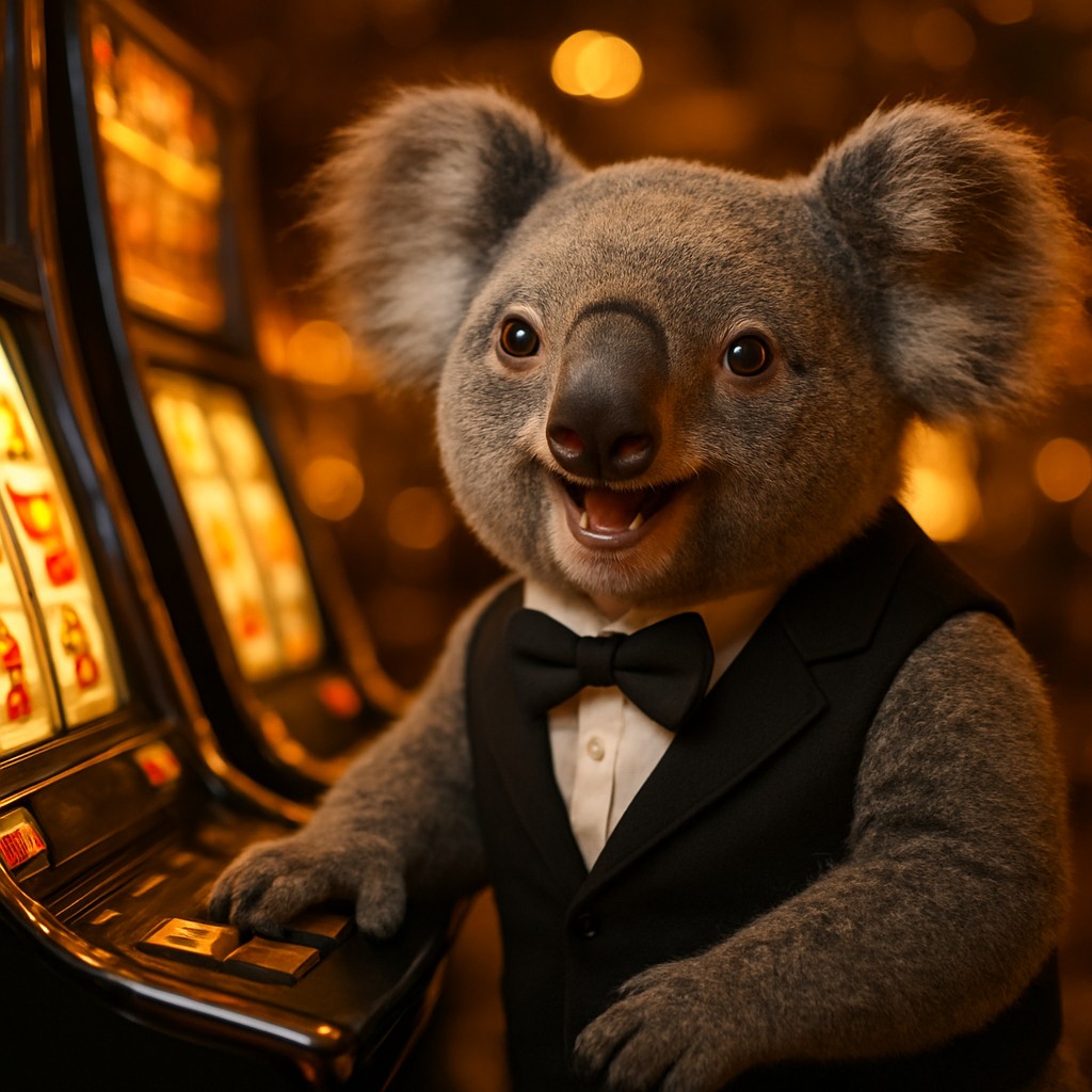 jaya777 গেমিং প্ল্যাটফর্মের আকর্ষণীয় পরিবেশে আর্কেড মেশিনটির পাশে খুশি একটি চরিত্র